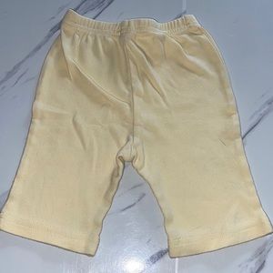 Carter’s light yellow Unisex pants Sz 3mo 100% Cotton